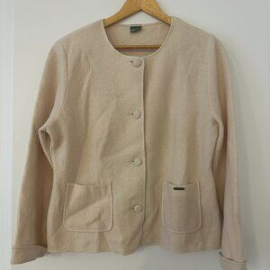 Pure wool white sweater